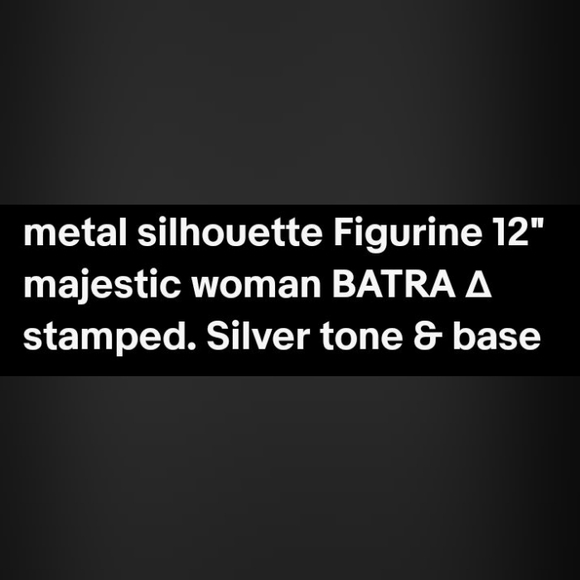 Metal Statuette 12" - Picture 8 of 8